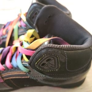 Retro DC Black Pink Skateboard Shoe 7